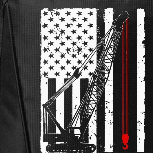 Crane Operator Design Us Heavy Equipment Crane Lover City Backpack