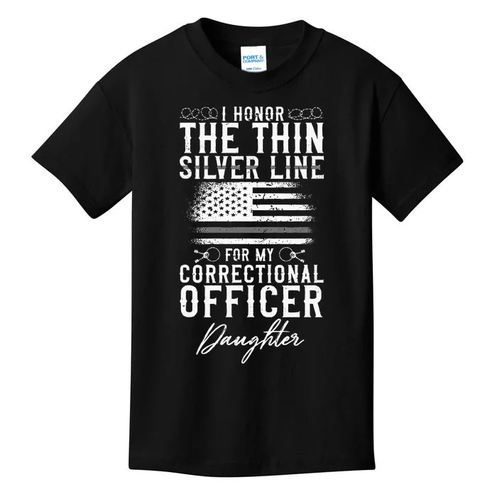 Correctional Officer Daughter Family Kids T-Shirt