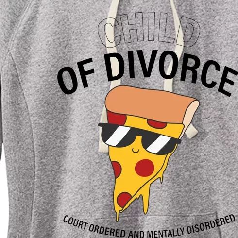 Child Of Divorce Court Ordered And Mentally Disordered Women's Fleece Hoodie