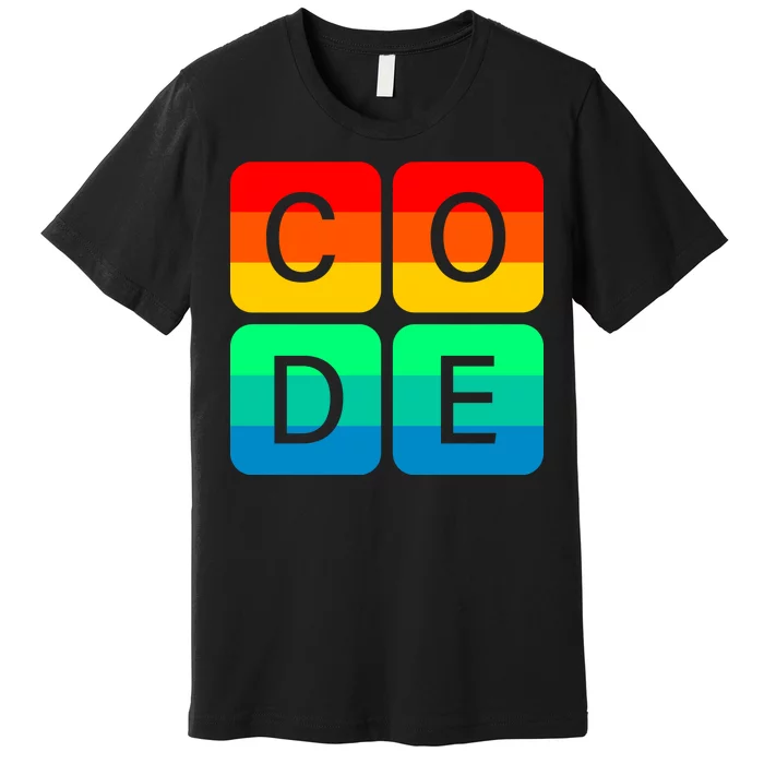 Code Gay Pride Rainbow Premium T-Shirt