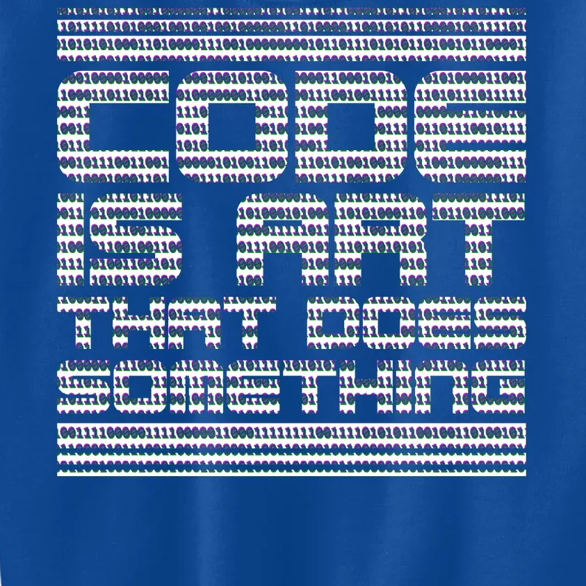 Code Is Art That Does Something Kids Sweatshirt