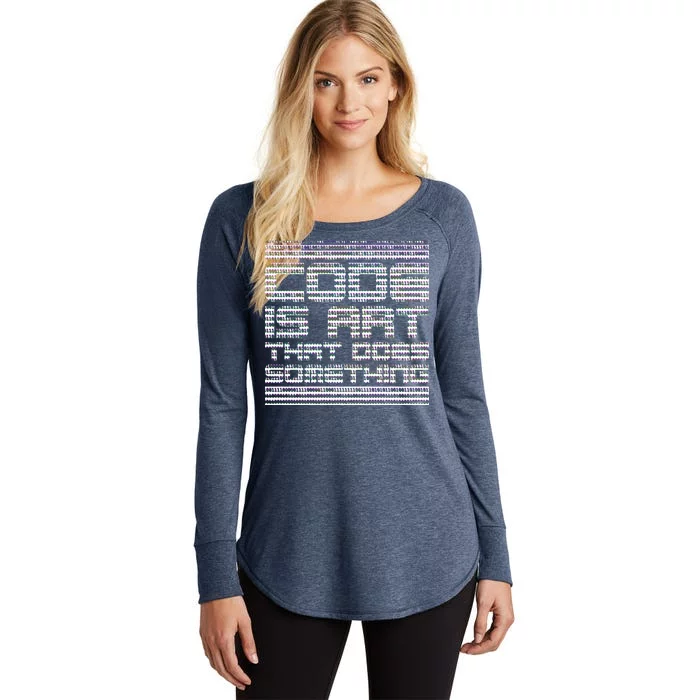 Code Is Art That Does Something Women's Perfect Tri Tunic Long Sleeve Shirt