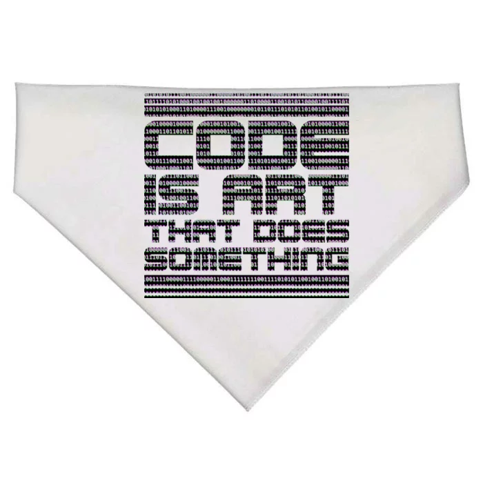 Code Is Art That Does Something USA-Made Doggie Bandana