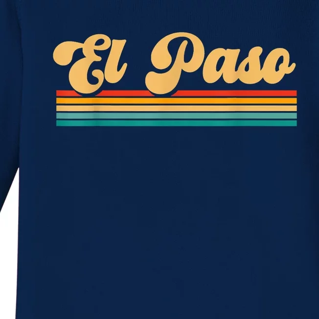 City Of El Paso Texas Baby Long Sleeve Bodysuit