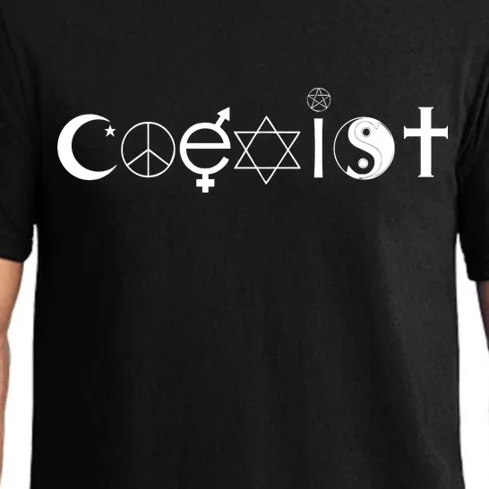 COEXIST Logo Love Peace Good Evil Cool Pajama Set