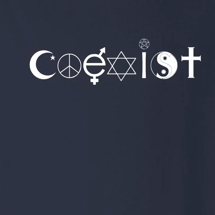 COEXIST Logo Love Peace Good Evil Cool Toddler Long Sleeve Shirt