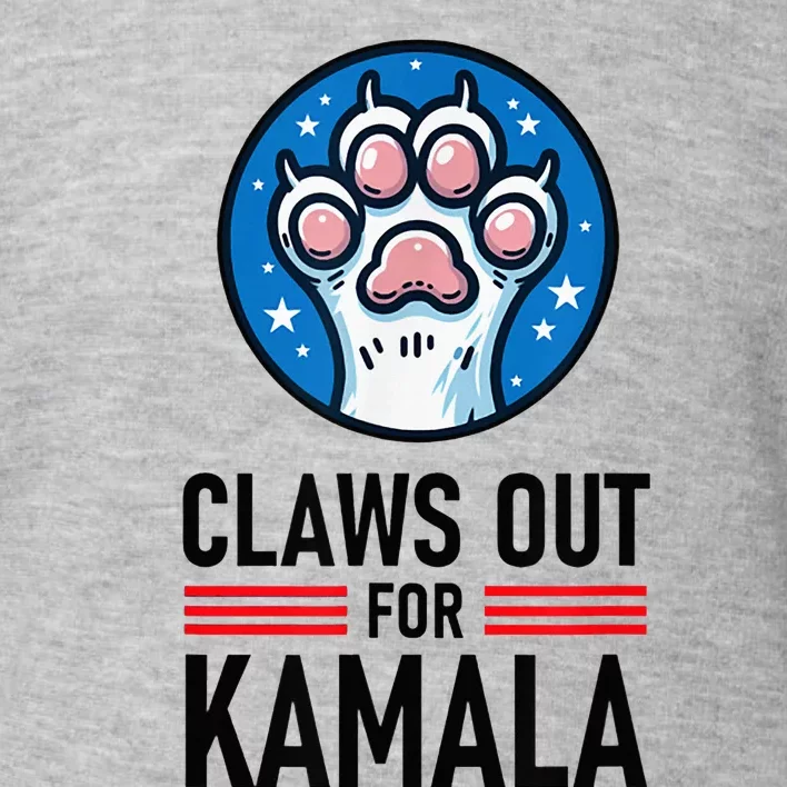 Claws Out For Kamala Toddler Sweatshirt