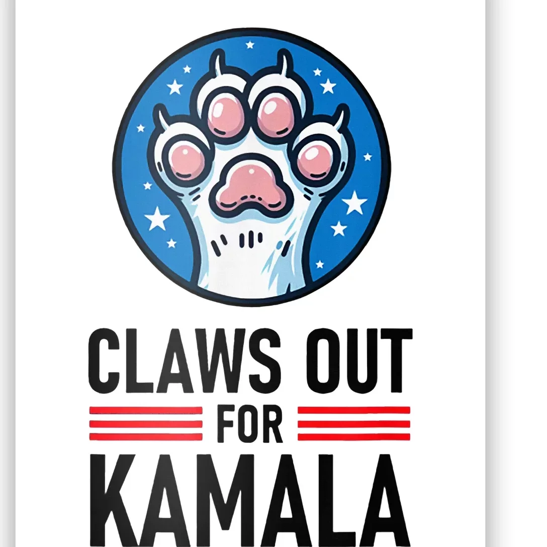 Claws Out For Kamala Poster