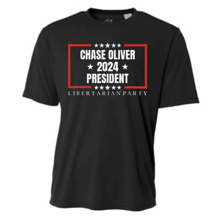 Chase Oliver For President Libertarian Party 2024 Cooling Performance Crew T-Shirt