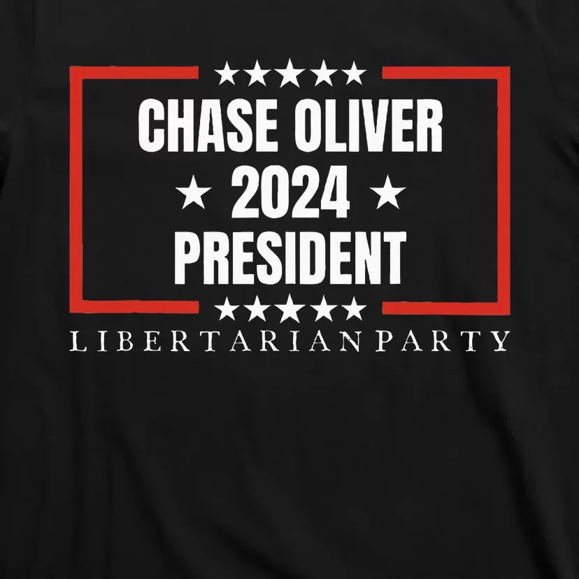 Chase Oliver For President Libertarian Party 2024 T-Shirt