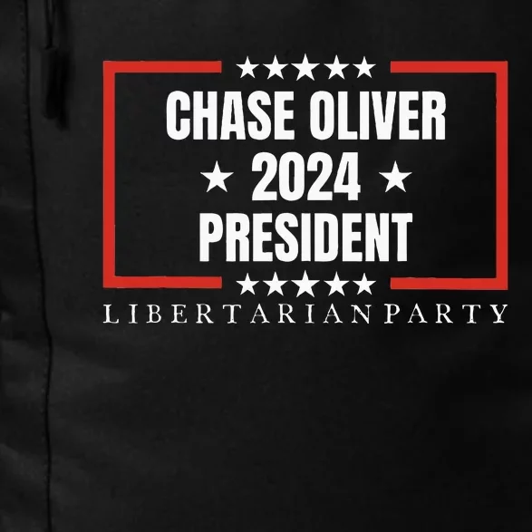 Chase Oliver For President Libertarian Party 2024 Daily Commute Backpack