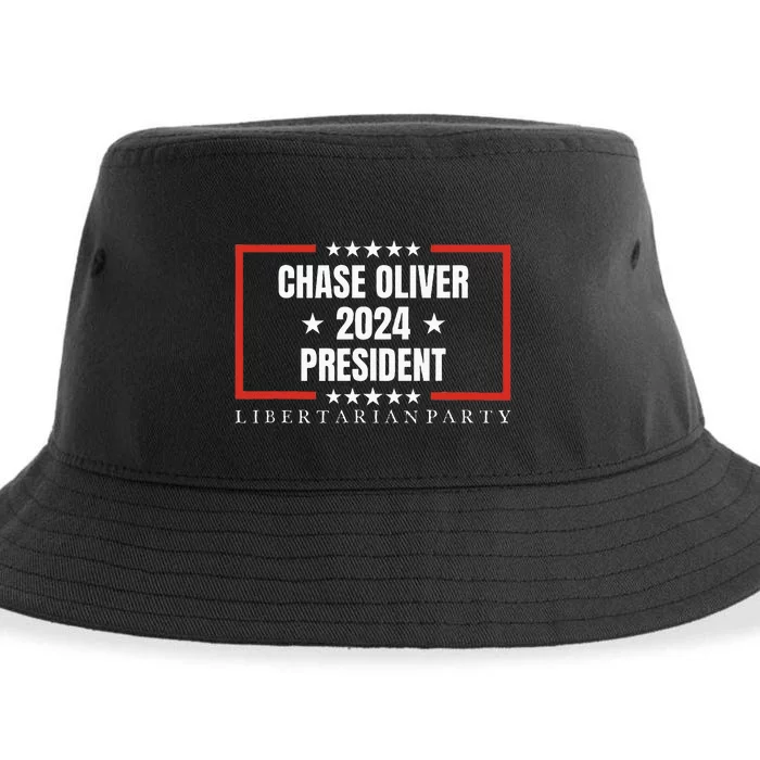 Chase Oliver For President Libertarian Party 2024 Sustainable Bucket Hat