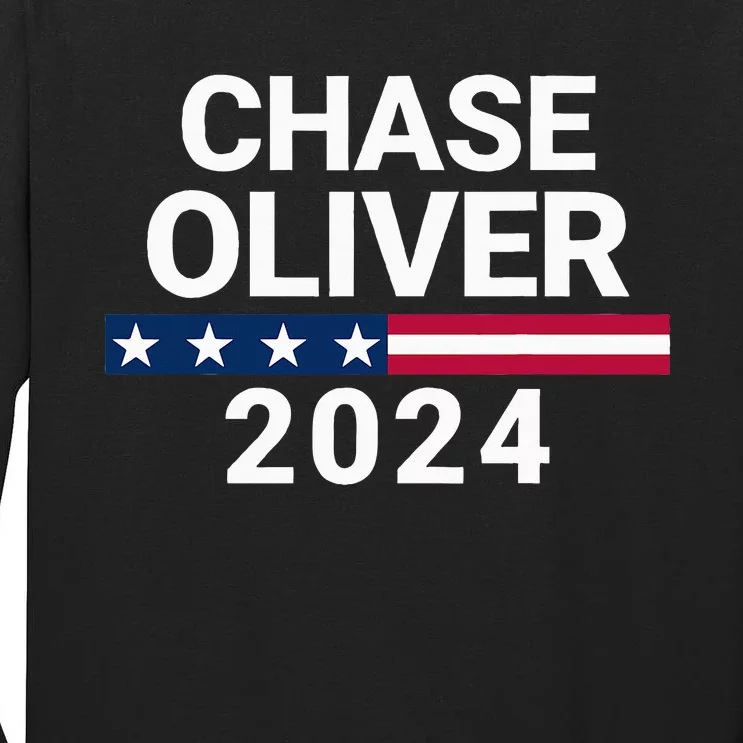 Chase Oliver For President Chase Oliver 2024 Tall Long Sleeve T-Shirt