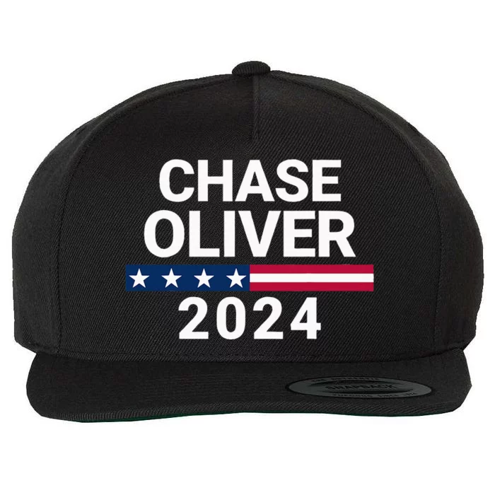 Chase Oliver For President Chase Oliver 2024 Wool Snapback Cap