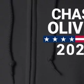 Chase Oliver For President Chase Oliver 2024 Full Zip Hoodie