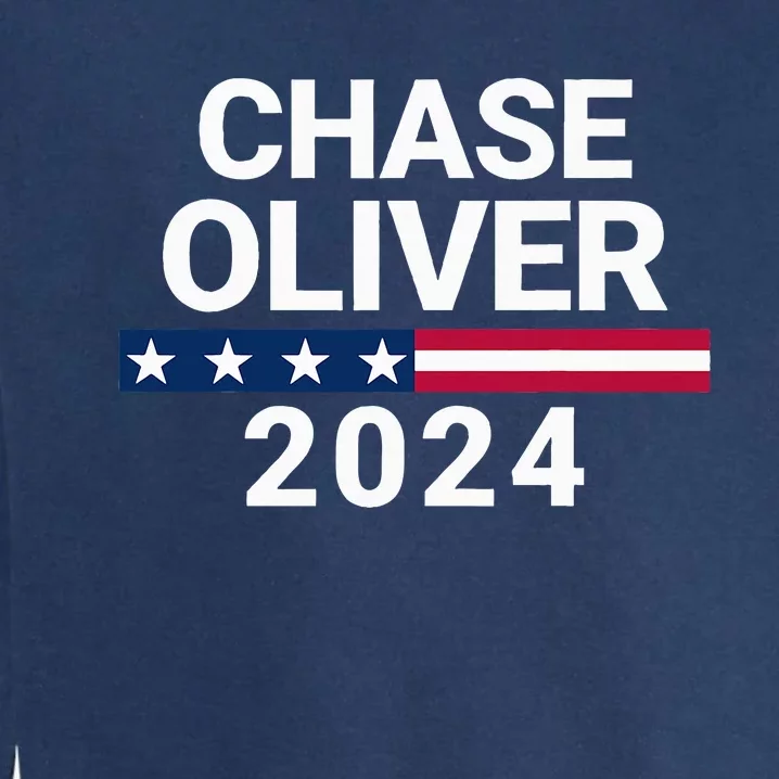 Chase Oliver For President Chase Oliver 2024 Garment-Dyed Sweatshirt