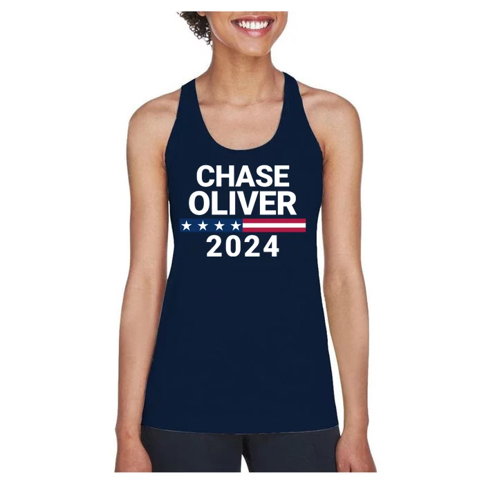 Chase Oliver For President Chase Oliver 2024 Women's Racerback Tank