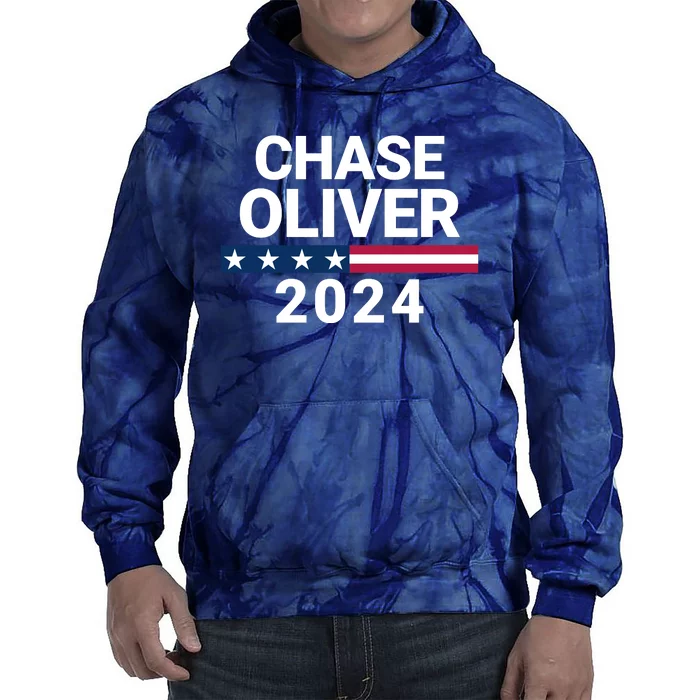 Chase Oliver For President Chase Oliver 2024 Tie Dye Hoodie