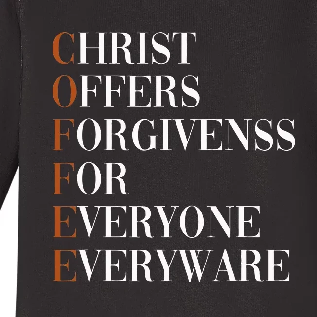 Christ Offers Forgiveness For Everyone Everyware Baby Long Sleeve Bodysuit