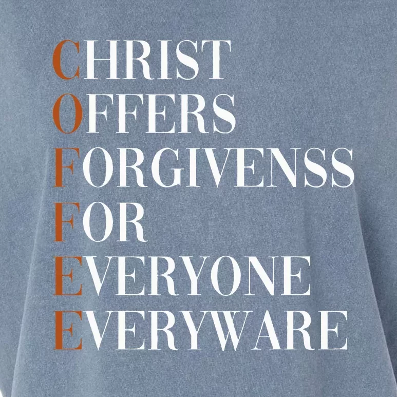 Christ Offers Forgiveness For Everyone Everyware Garment-Dyed Women's Muscle Tee