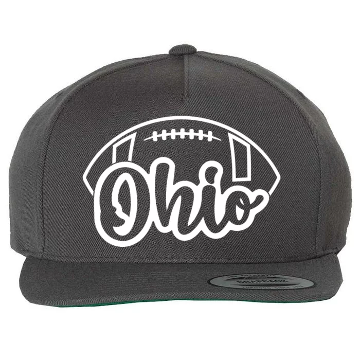 Cool Ohio Football Wool Snapback Cap