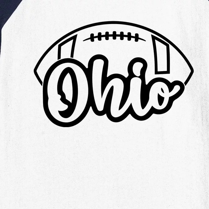 Cool Ohio Football Baseball Sleeve Shirt