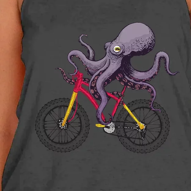 Cute Octopus For Men Women Kids Sea Creature Octopus Lover Women's Knotted Racerback Tank