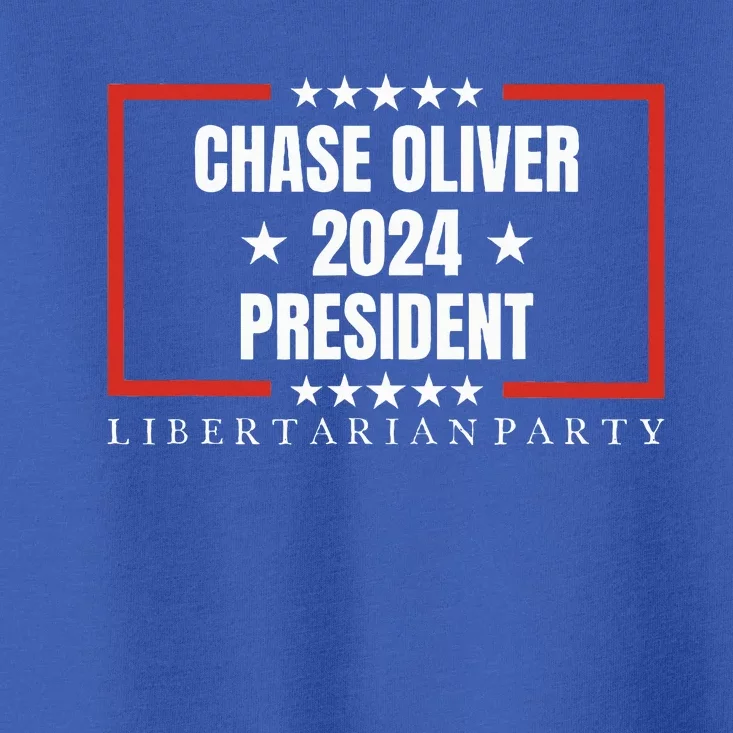 Chase Oliver For President Libertarian Party 2024 Toddler T-Shirt