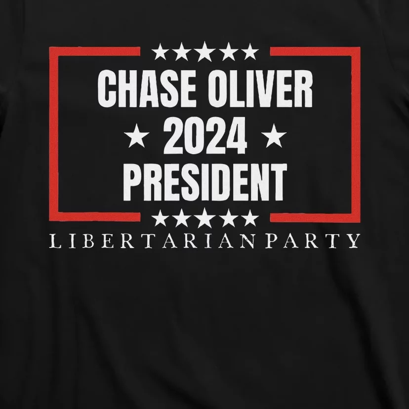 Chase Oliver For President Libertarian Party 2024 T-Shirt