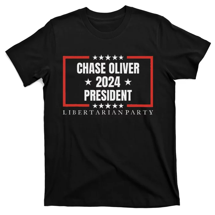 Chase Oliver For President Libertarian Party 2024 T-Shirt