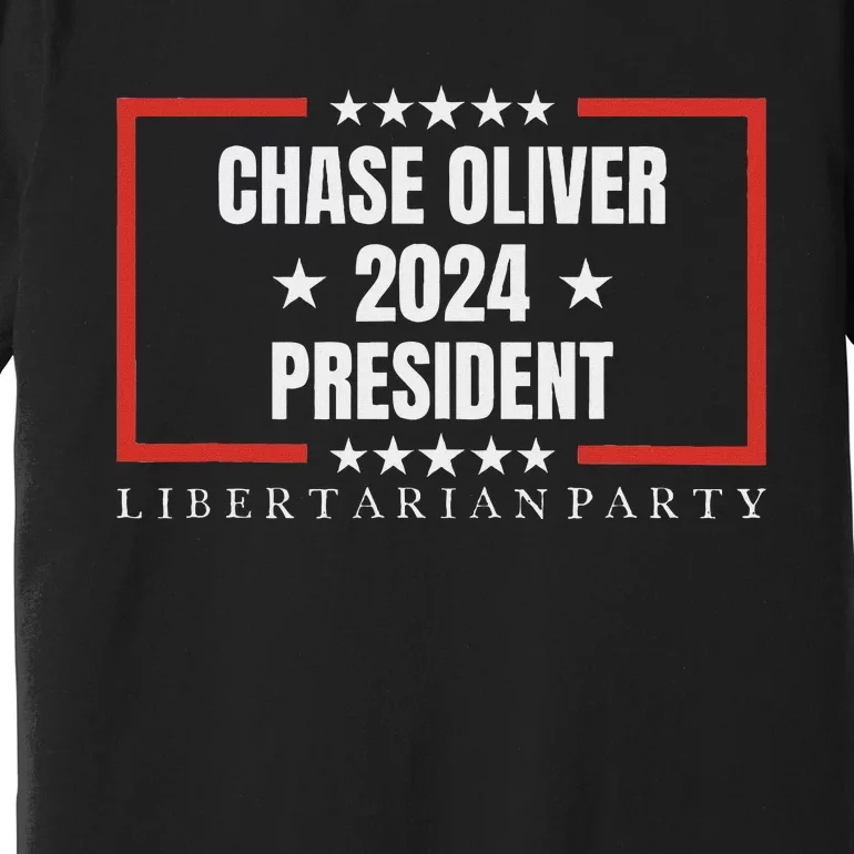 Chase Oliver For President Libertarian Party 2024 Premium T-Shirt