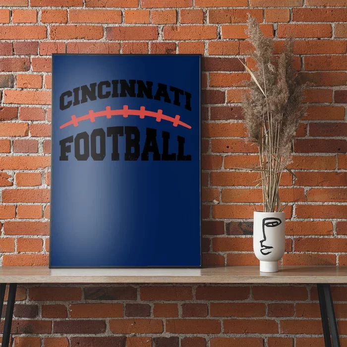 Cincinnati Ohio Football Poster