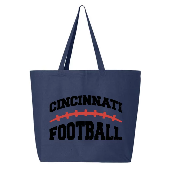 Cincinnati Ohio Football 25L Jumbo Tote