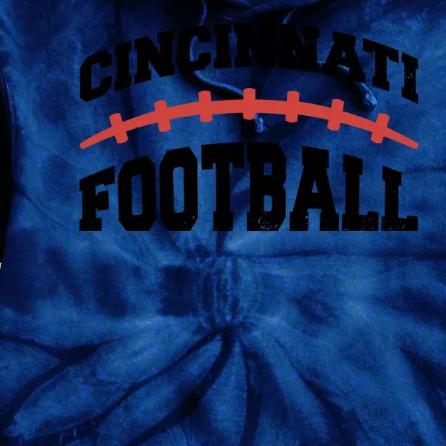 Cincinnati Ohio Football Tie Dye Hoodie