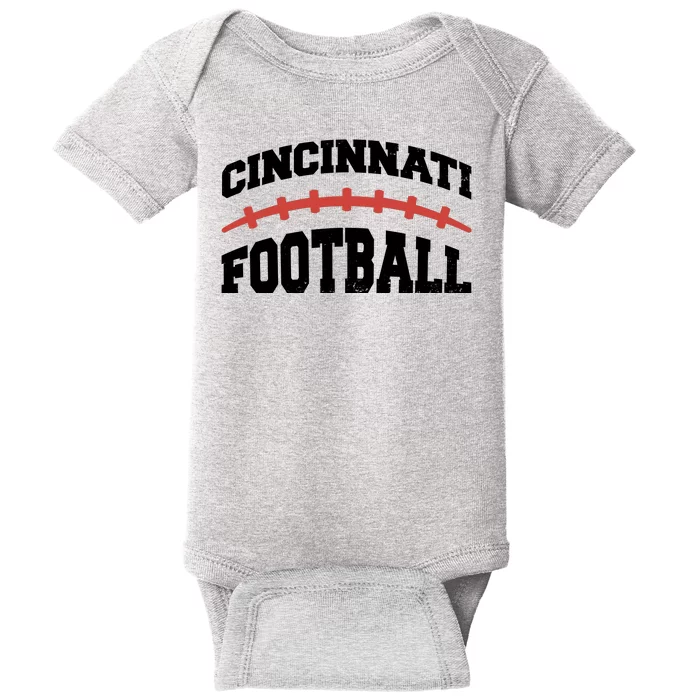 Cincinnati Ohio Football Baby Bodysuit