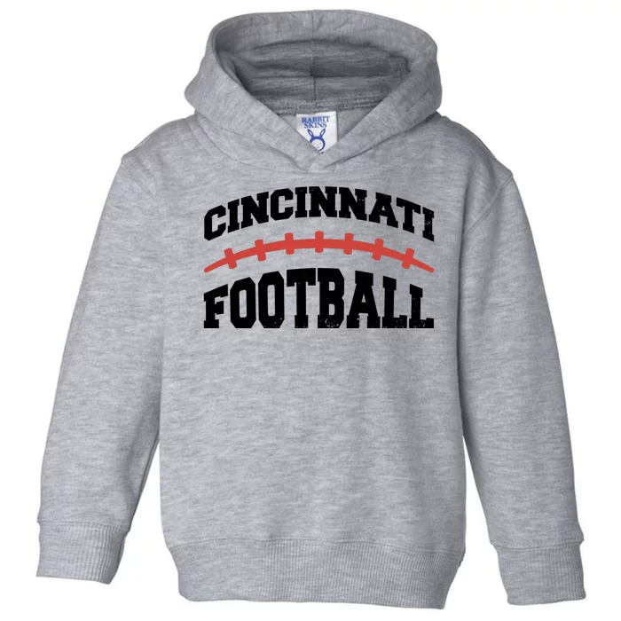 Cincinnati Ohio Football Toddler Hoodie