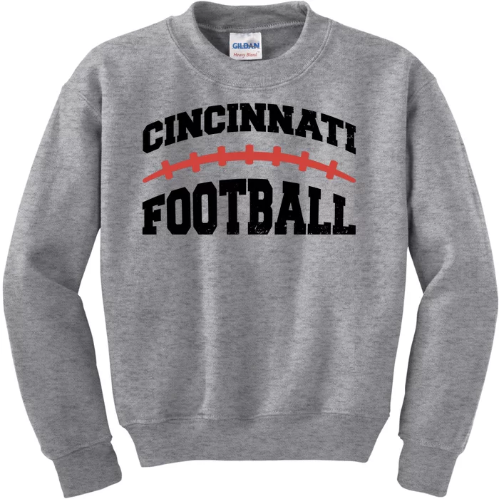 Cincinnati Ohio Football Kids Sweatshirt