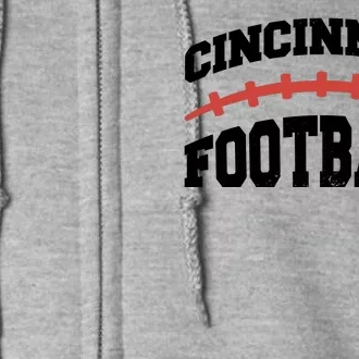 Cincinnati Ohio Football Full Zip Hoodie