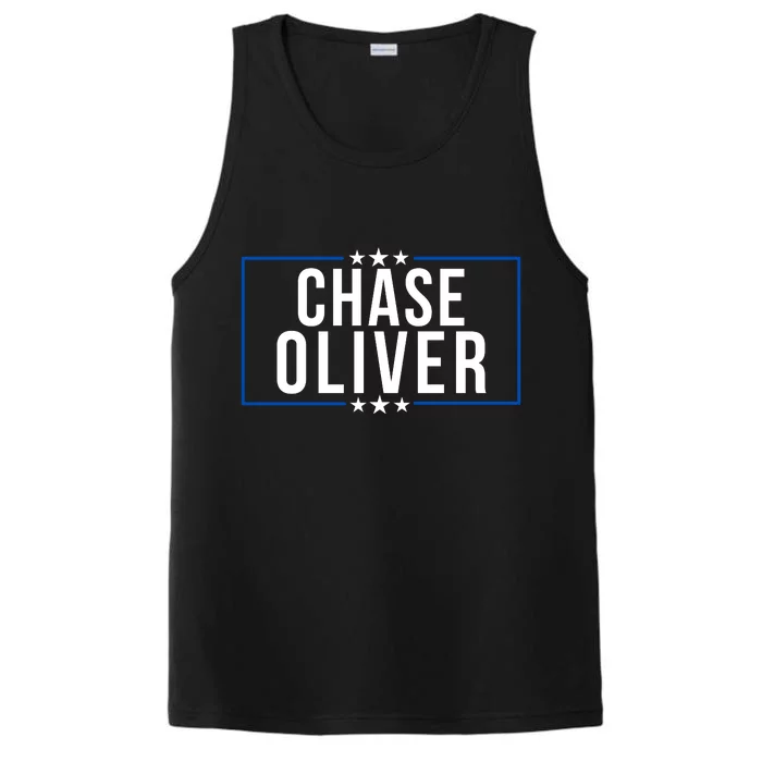 Chase Oliver For President Libertarian Chase Oliver 2024 Vote For Chase Oliver Performance Tank