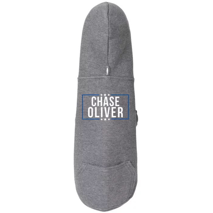 Chase Oliver For President Libertarian Chase Oliver 2024 Vote For Chase Oliver Doggie 3-End Fleece Hoodie