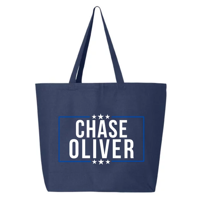 Chase Oliver For President Libertarian Chase Oliver 2024 Vote For Chase Oliver 25L Jumbo Tote