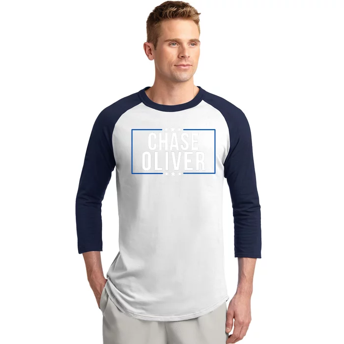 Chase Oliver For President Libertarian Chase Oliver 2024 Vote For Chase Oliver Baseball Sleeve Shirt