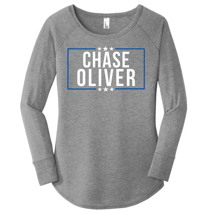 Chase Oliver For President Libertarian Chase Oliver 2024 Vote For Chase Oliver Women's Perfect Tri Tunic Long Sleeve Shirt