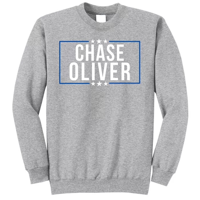 Chase Oliver For President Libertarian Chase Oliver 2024 Vote For Chase Oliver Tall Sweatshirt