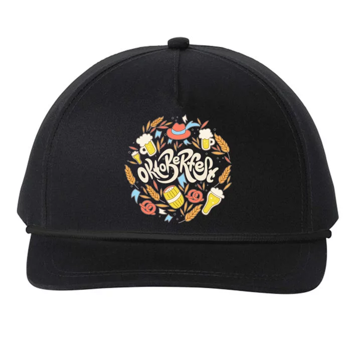 Celebrating Oktoberfest Festival Snapback Five-Panel Rope Hat