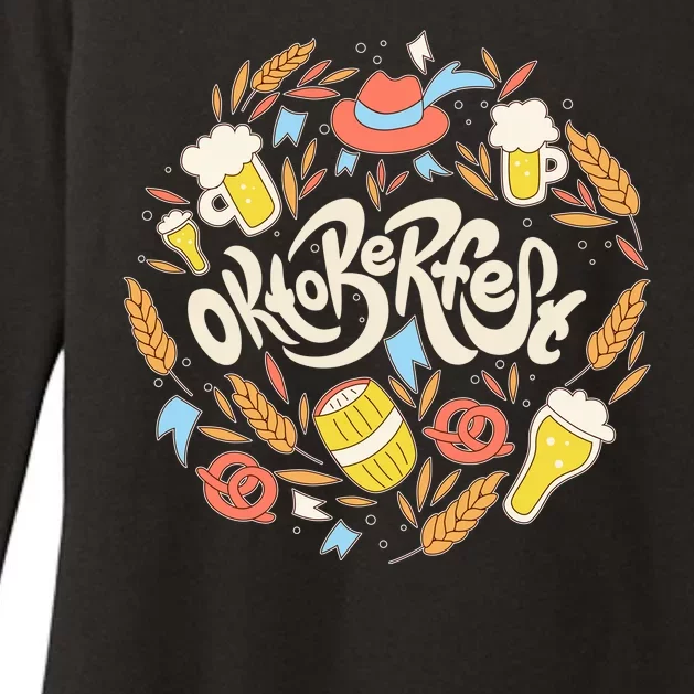 Celebrating Oktoberfest Festival Womens CVC Long Sleeve Shirt