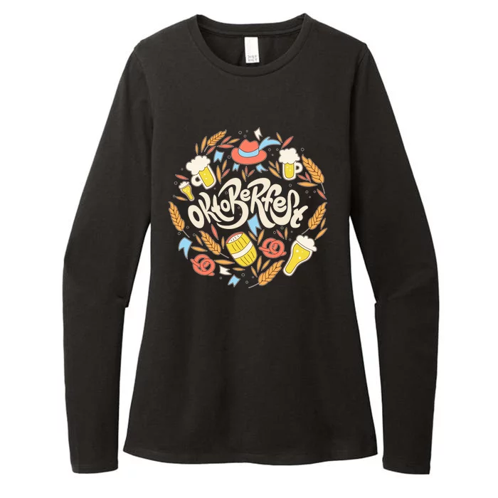 Celebrating Oktoberfest Festival Womens CVC Long Sleeve Shirt