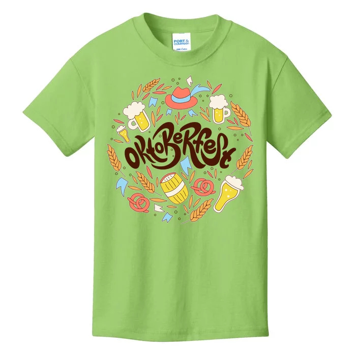 Celebrating Oktoberfest Festival Kids T-Shirt