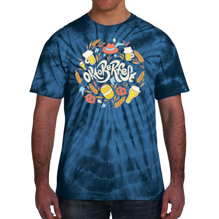 Celebrating Oktoberfest Festival Tie-Dye T-Shirt