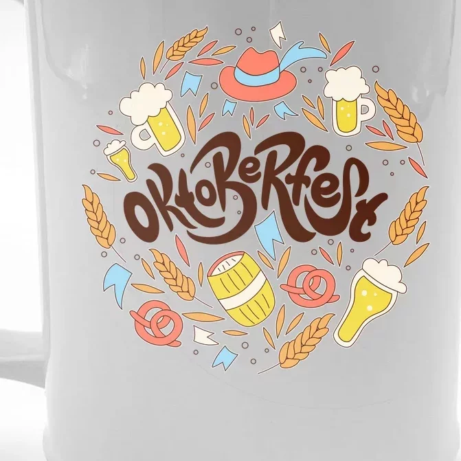 Celebrating Oktoberfest Festival Front & Back Beer Stein